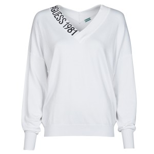 Guess DALIA V-NECK SWEATER Weiss
