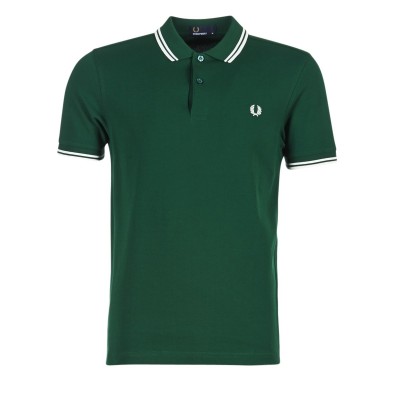 Fred Perry TWIN TIPPED FRED PERRY SHIRT Grün
