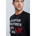 Jeremy Meeks 20SJM1007-1800 T-Shirt Schwarz