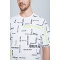 Jeremy Meeks 20SJM1023-0001 T-Shirt Weiss
