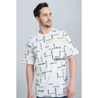 Jeremy Meeks 20SJM1023-0001 T-Shirt Weiss