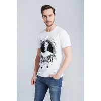 Jeremy Meeks 20SJM1025-0001 T-Shirt Weiss