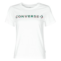 Converse CENTER FRONT ICON CLASSIC TEE Weiss
