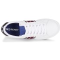 Fred Perry B721 LEATHER / WEBBING Weiss