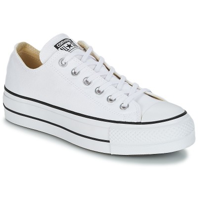 Converse Chuck Taylor All Star Lift Clean Ox Core Canvas Weiss